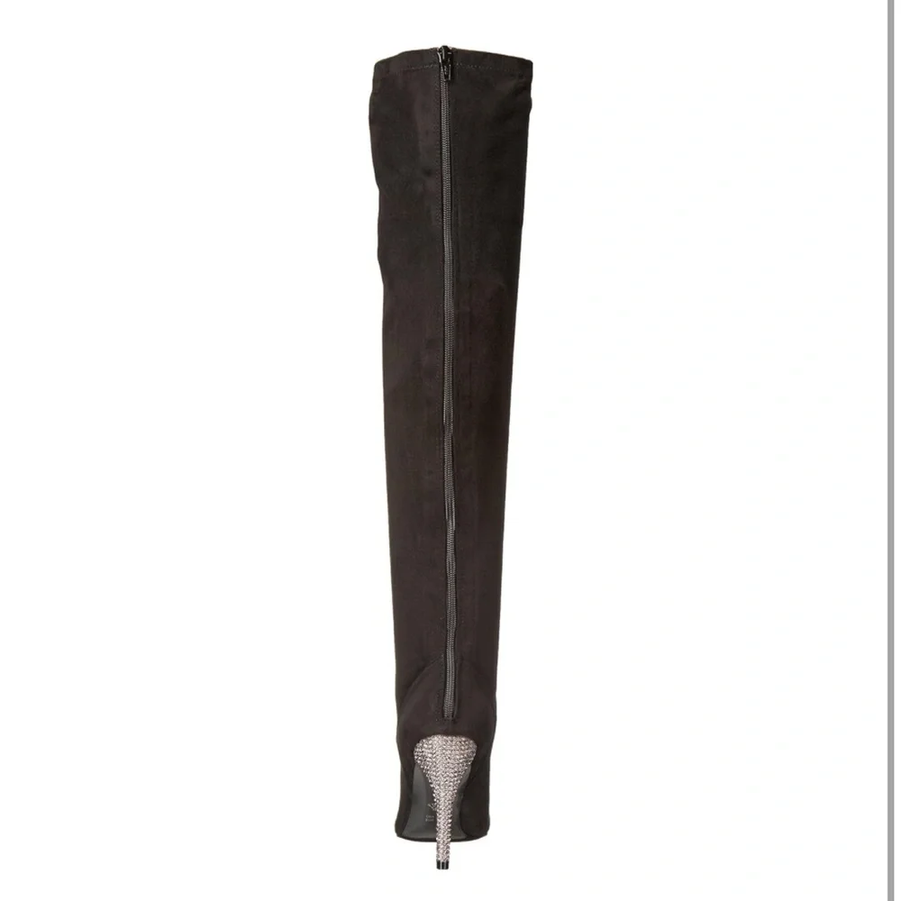 *NEW* Nina New‎ York Rocklin Black Over The Knee Boots Size 6 A39